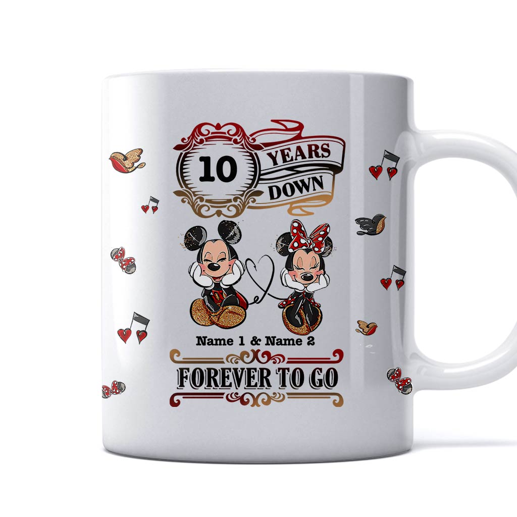 Personalized Couple Mug with Custom Names Unique Gift Idea