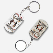 Load image into Gallery viewer, Personalized Couple Keychain with Custom Name | Unique Anniversary Gift

