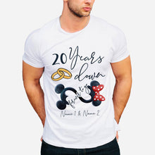 Load image into Gallery viewer, Personalized Couple Mouse T-shirt &amp; Hoodie Custom Names Gift
