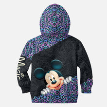 Load image into Gallery viewer, Personalized Holographic Leopard Hoodie &amp; Leggings Set for Kids
