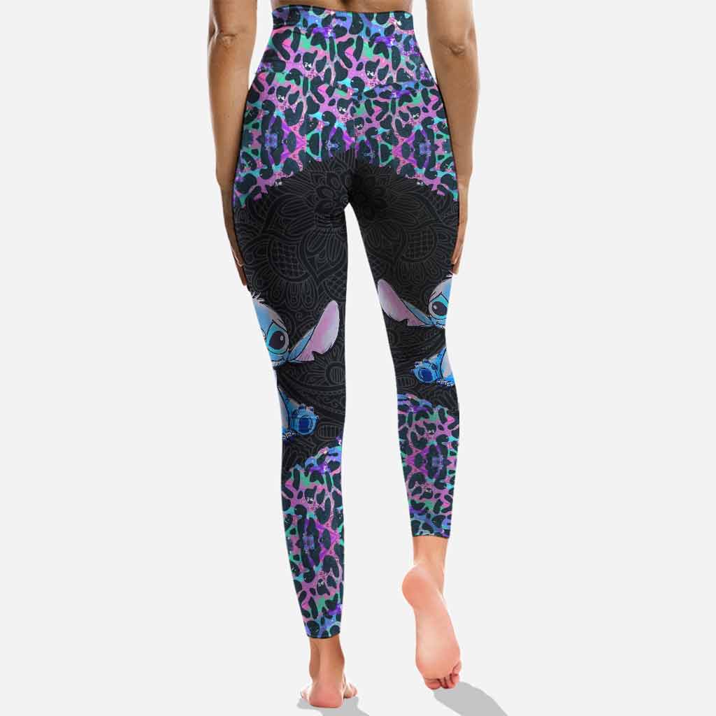 Personalized Holographic Leopard Ohana Hoodie & Leggings Gift