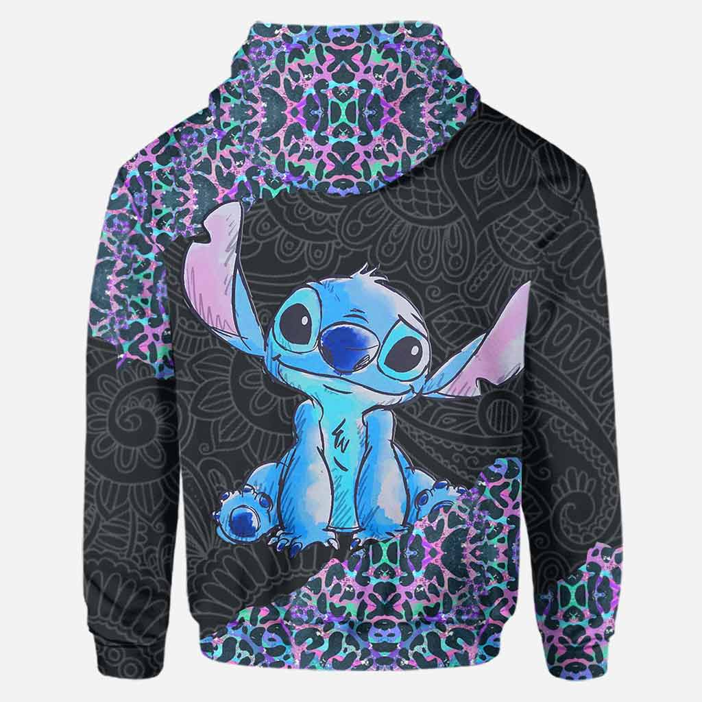 Personalized Holographic Leopard Ohana Hoodie & Leggings Gift