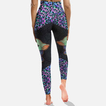 Load image into Gallery viewer, Personalized Holographic Leopard Hoodie and Leggings Set for Women
