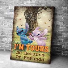 Load image into Gallery viewer, Personalized I'm Yours Poster Custom Name Decor Gift for Couples
