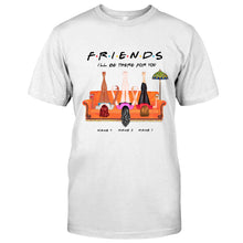 Load image into Gallery viewer, Personalized Bestie T-Shirt &amp; Hoodie with Custom Names Gift
