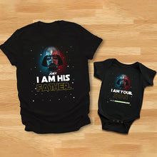 Load image into Gallery viewer, Personalized Star Wars Father and Son T-Shirt &amp; Onesie Set Gift
