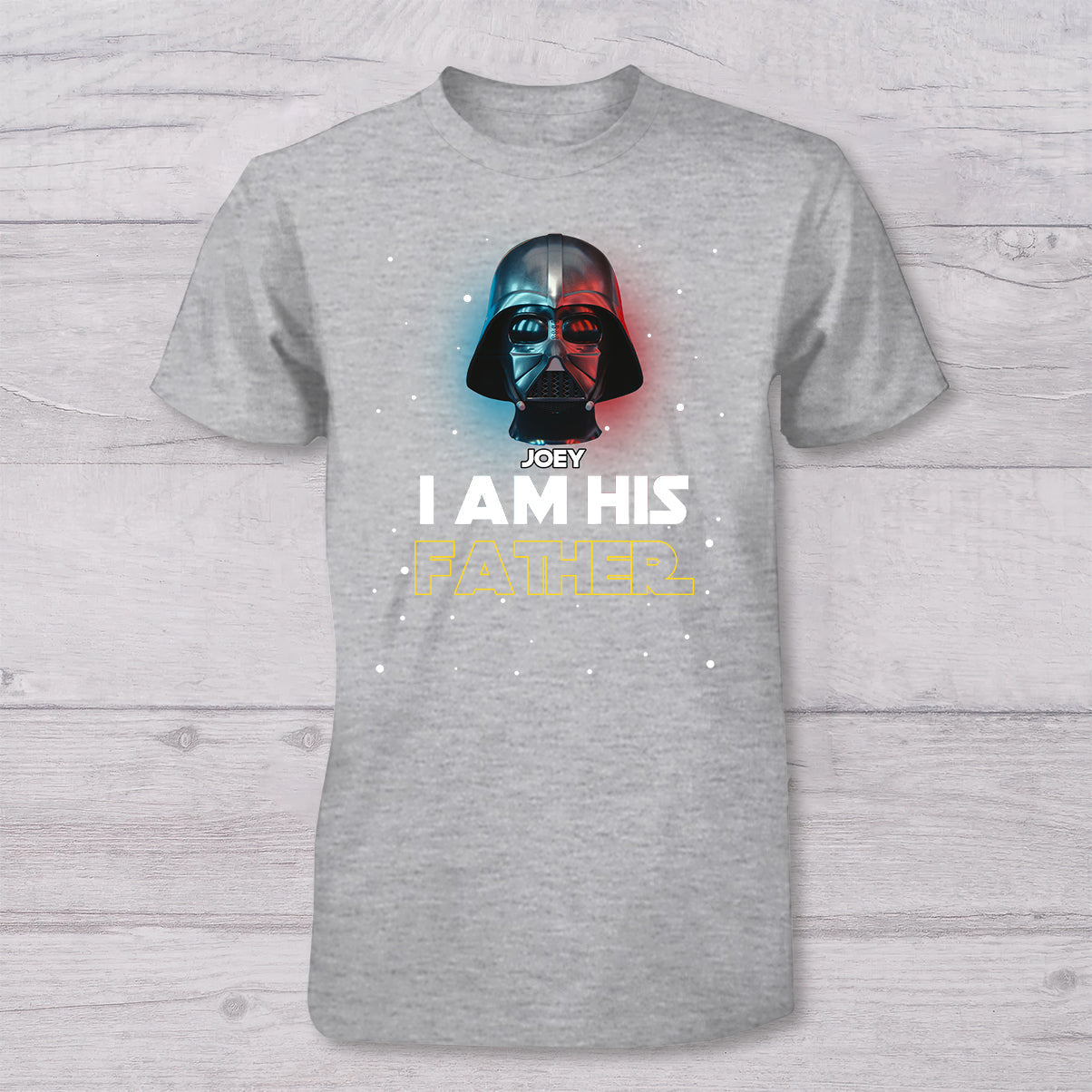 Personalized Star Wars Father and Son T-Shirt & Onesie Set Gift