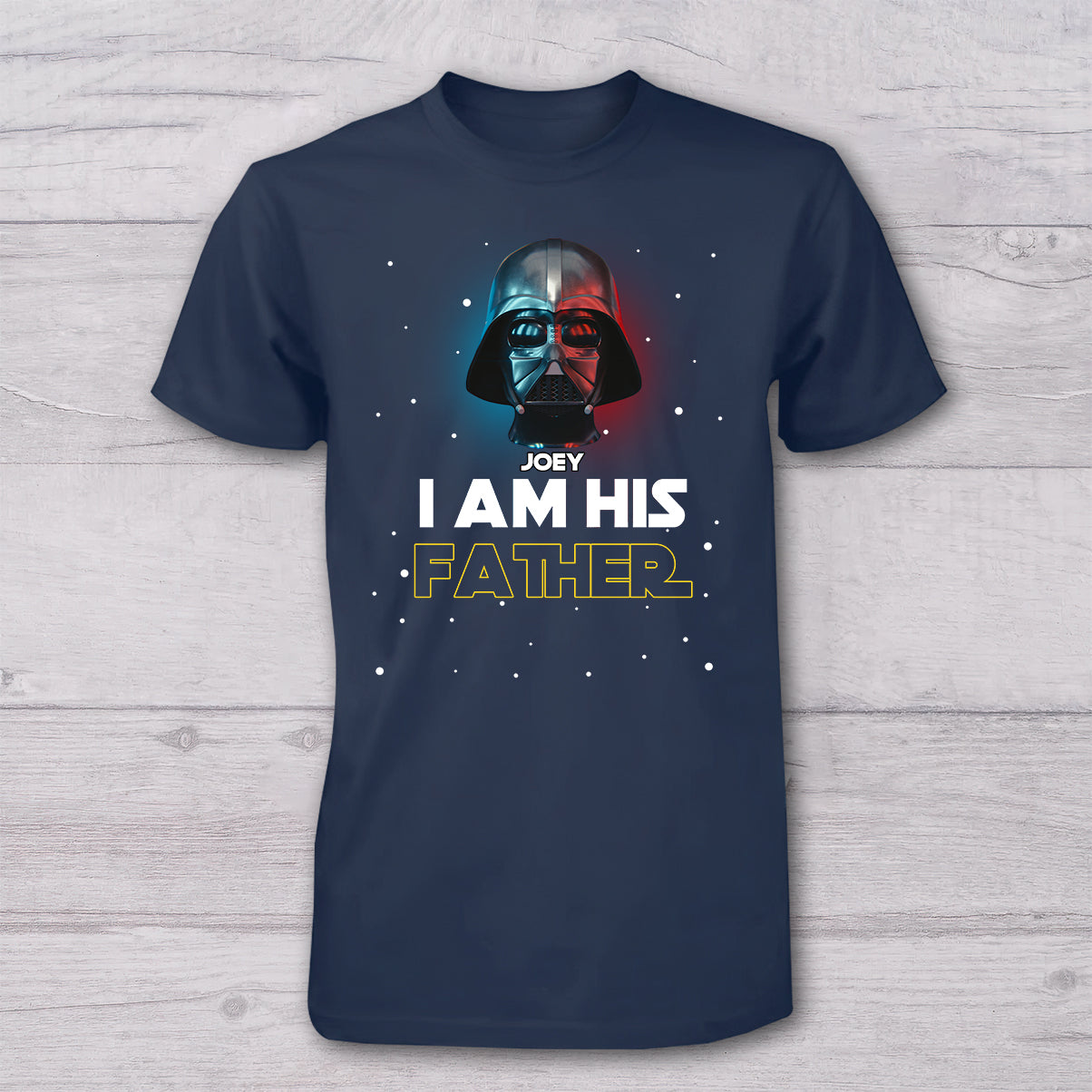 Personalized Star Wars Father and Son T-Shirt & Onesie Set Gift
