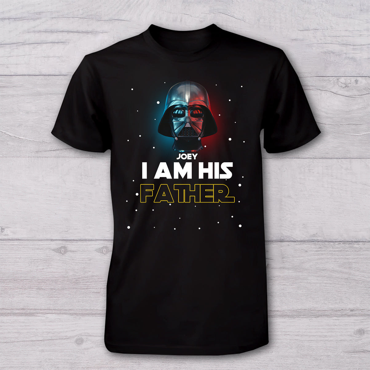 Personalized Star Wars Father and Son T-Shirt & Onesie Set Gift