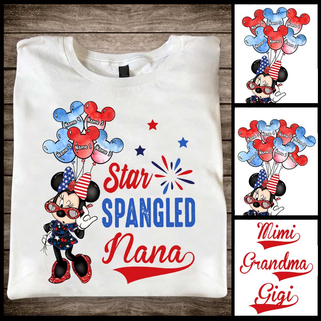 Personalized Independence Day Grandma T-shirt and Hoodie Gift