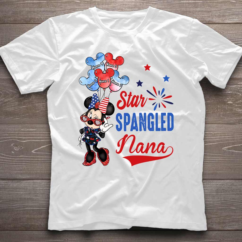Personalized Independence Day Grandma T-shirt and Hoodie Gift