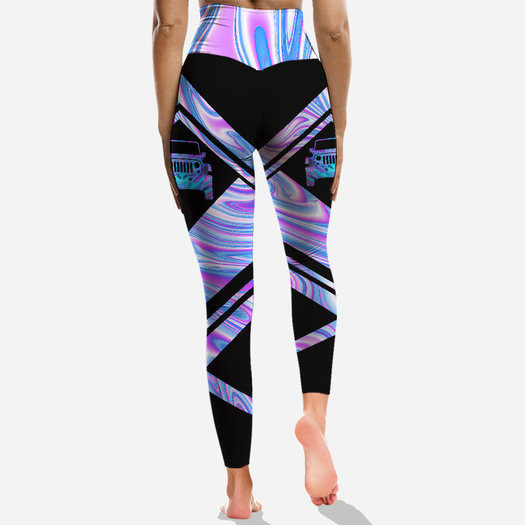Personalized Hollow Tank Top & Leggings Custom Name Gift for Girls
