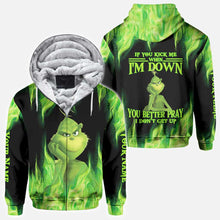 Load image into Gallery viewer, Personalized Grinch Christmas Hoodie Custom Name Gift Idea

