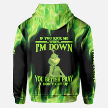Load image into Gallery viewer, Personalized Grinch Christmas Hoodie Custom Name Gift Idea
