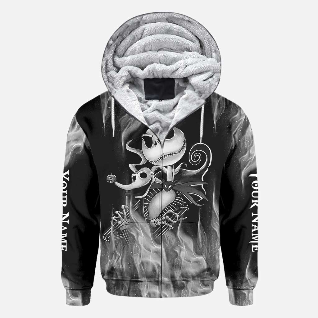 Personalized All Over Print Hoodie Custom Name Gift for Halloween