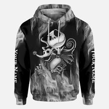 Load image into Gallery viewer, Personalized All Over Print Hoodie Custom Name Gift for Halloween
