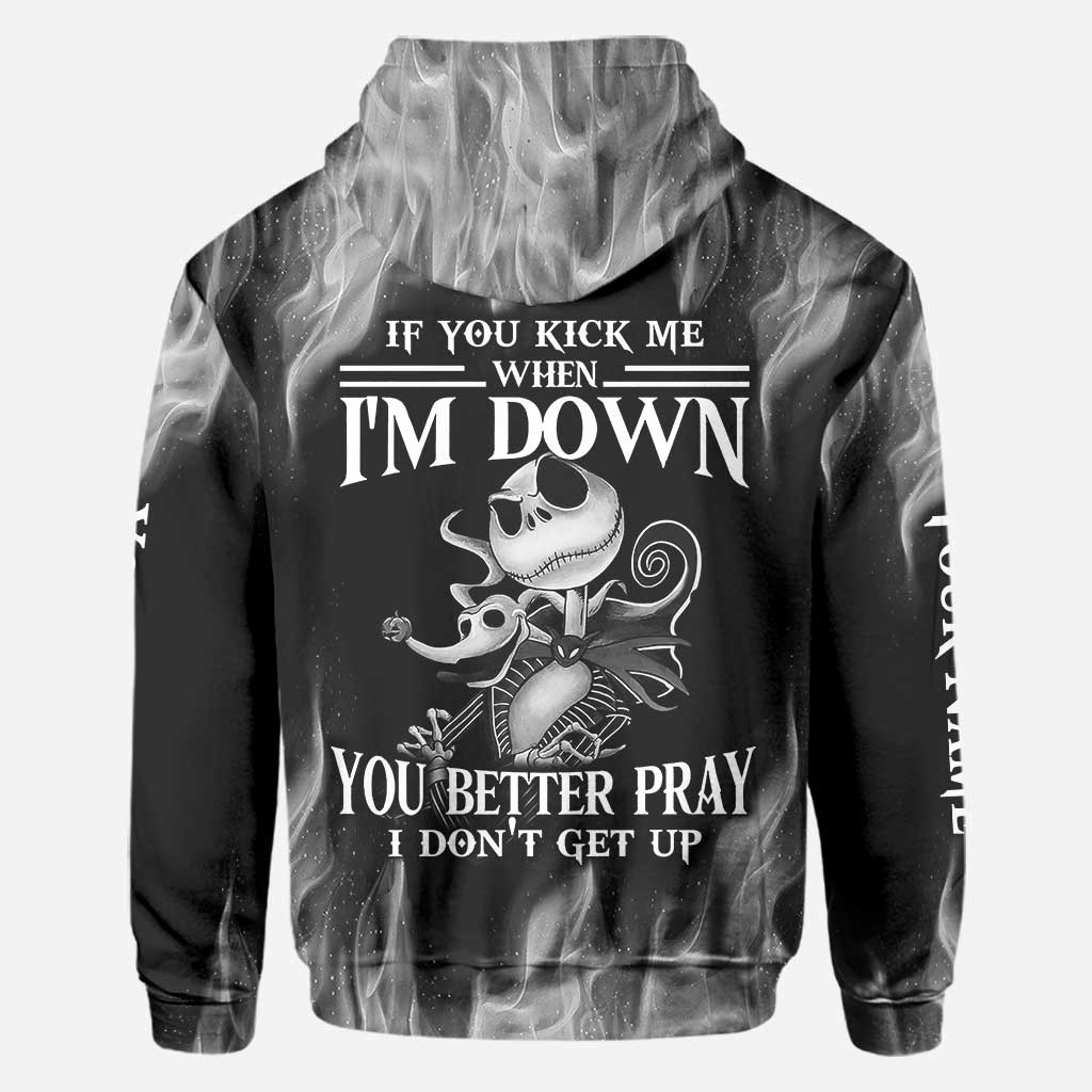 Personalized All Over Print Hoodie Custom Name Gift for Halloween