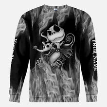 Load image into Gallery viewer, Personalized All Over Print Hoodie Custom Name Gift for Halloween
