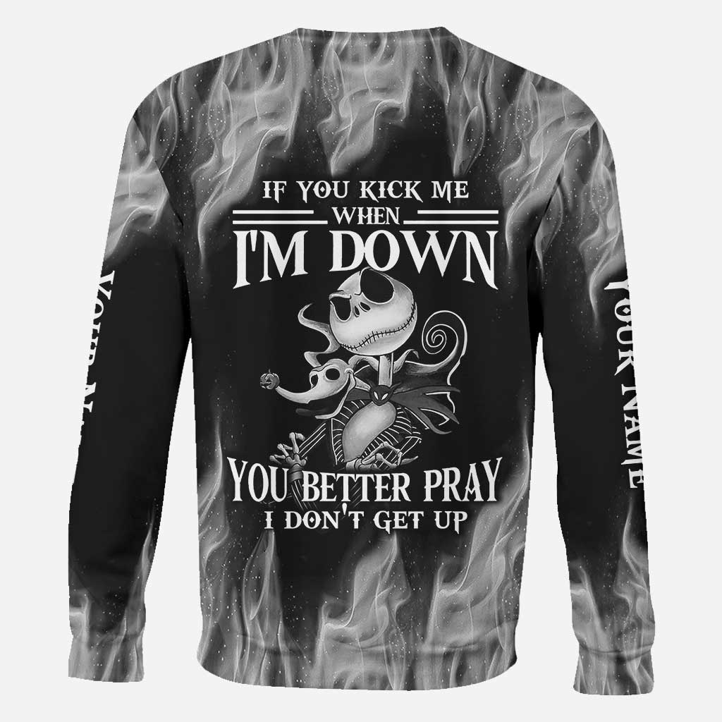 Personalized All Over Print Hoodie Custom Name Gift for Halloween