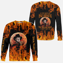 Load image into Gallery viewer, Personalized Halloween All Over Print Hoodie Custom Name Gift
