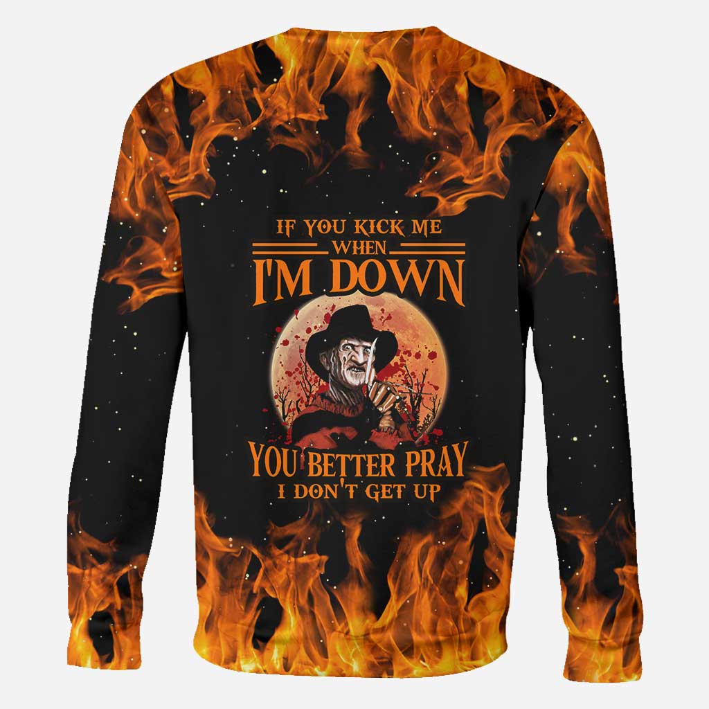 Personalized Halloween All Over Print Hoodie Custom Name Gift