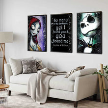 Load image into Gallery viewer, Personalized Nightmare Canvas &amp; Poster Set Custom Couple Gift
