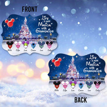 Load image into Gallery viewer, Personalized Christmas Ornament for Grandma with Grandkids Names - Custom Double-Sided Design
