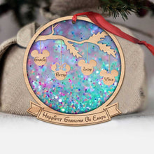 Load image into Gallery viewer, Personalized Happiest Grandma On Earth Ornament Custom Name Gift
