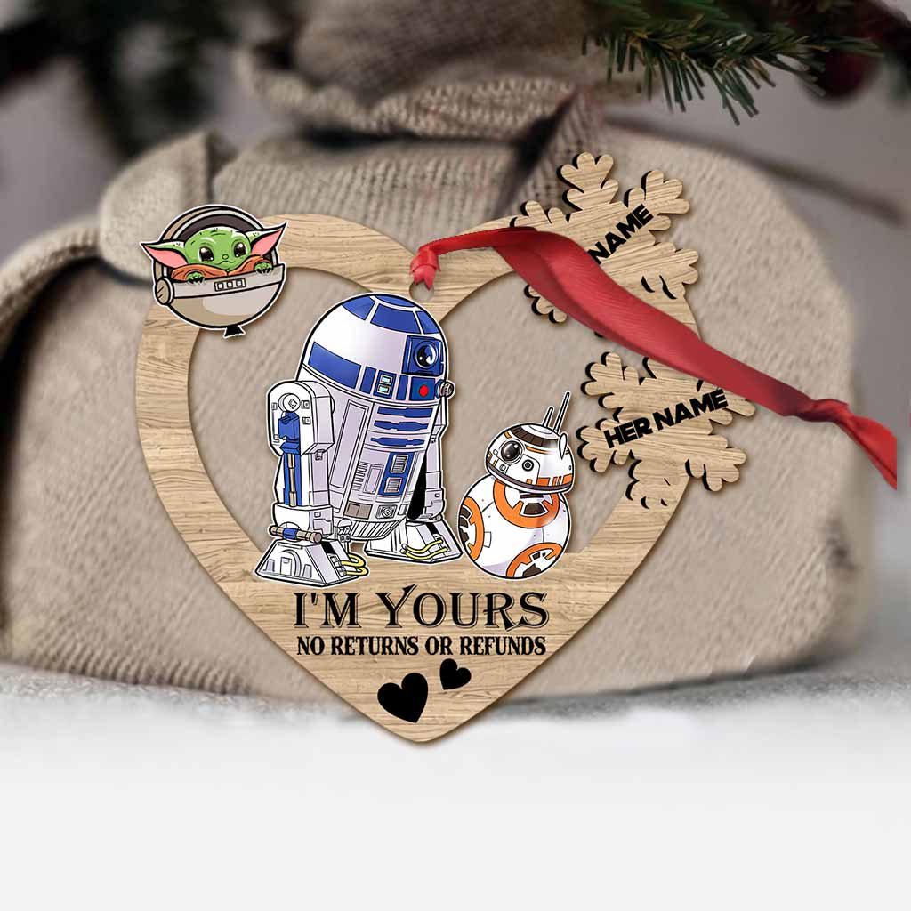 Personalized Star Wars Ornament Custom Name Gift for Christmas