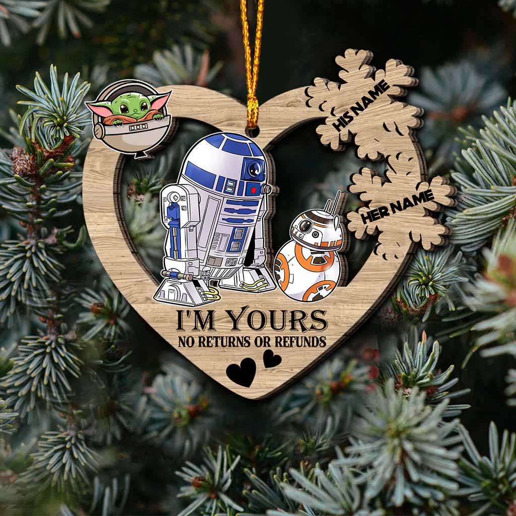Personalized Star Wars Ornament Custom Name Gift for Christmas