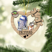 Load image into Gallery viewer, Personalized Star Wars Ornament Custom Name Gift for Christmas
