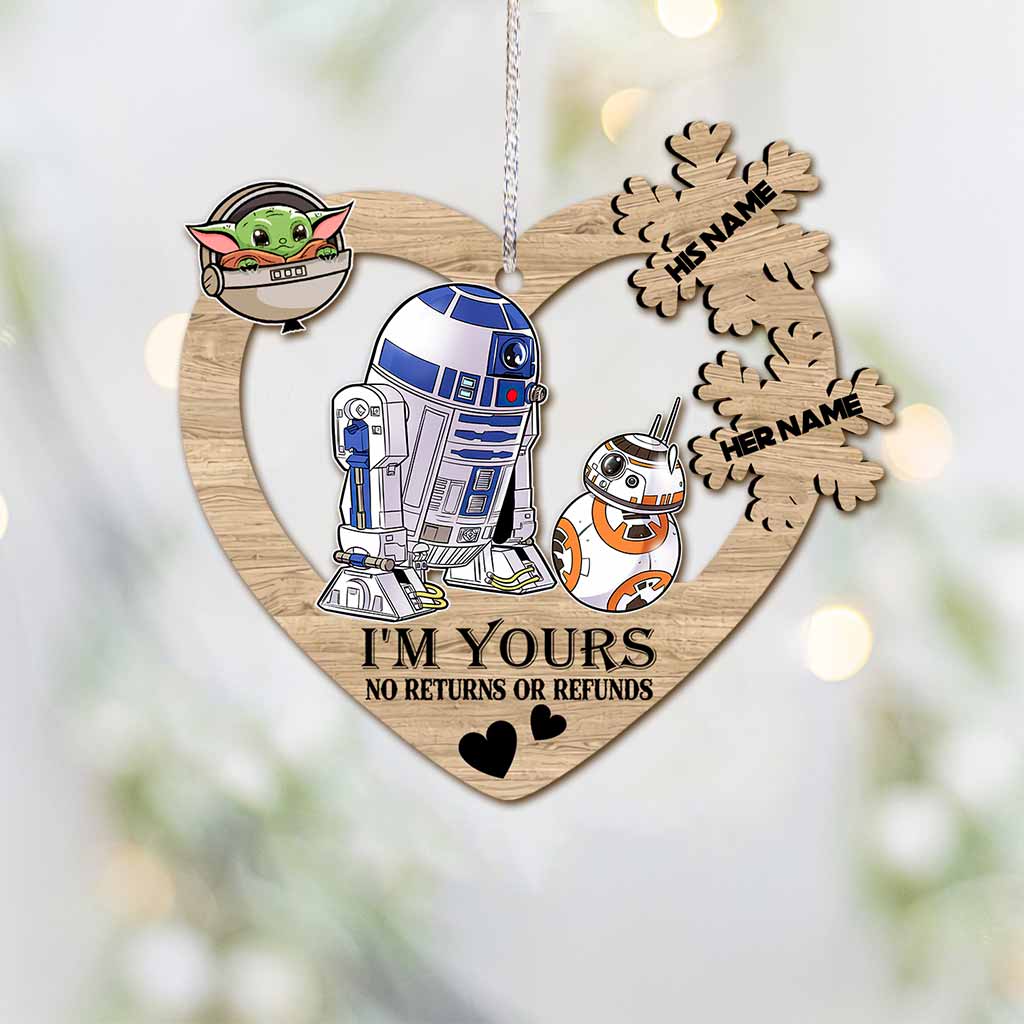 Personalized Star Wars Ornament Custom Name Gift for Christmas