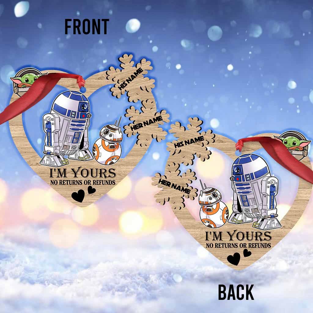 Personalized Star Wars Ornament Custom Name Gift for Christmas