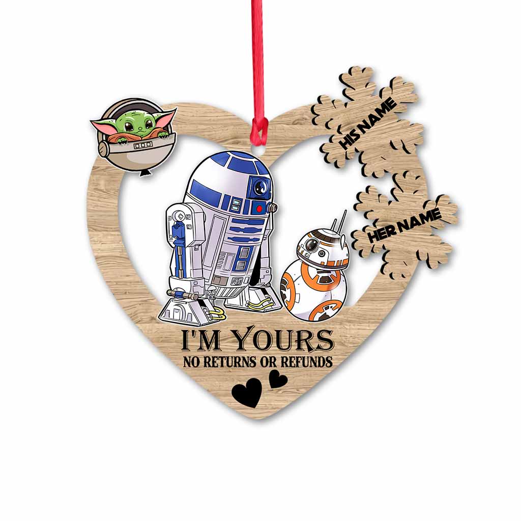 Personalized Star Wars Ornament Custom Name Gift for Christmas