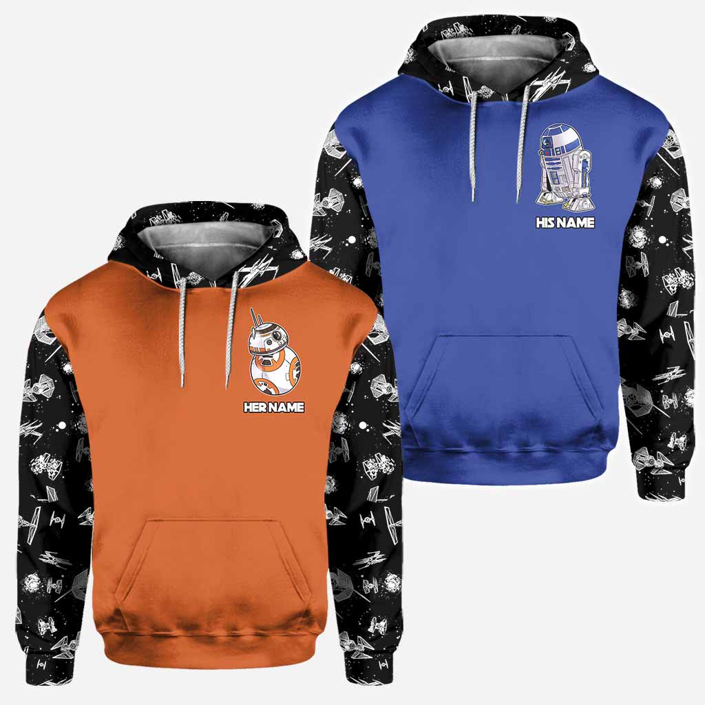 Custom Personalized Star Wars Hoodies with Name for Him & Her