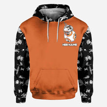 Load image into Gallery viewer, Custom Personalized Star Wars Hoodies with Name for Him &amp; Her
