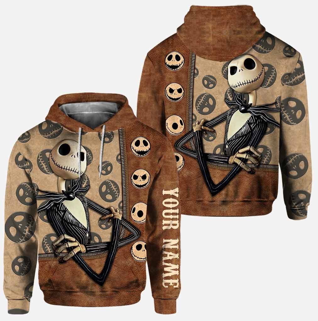 Personalized Vintage Nightmare Hoodie & Leggings Set for Halloween