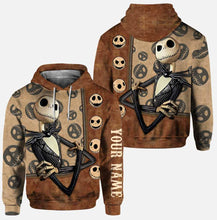Load image into Gallery viewer, Personalized Vintage Nightmare Hoodie &amp; Leggings Set for Halloween
