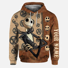 Load image into Gallery viewer, Personalized Vintage Nightmare Hoodie &amp; Leggings Set for Halloween
