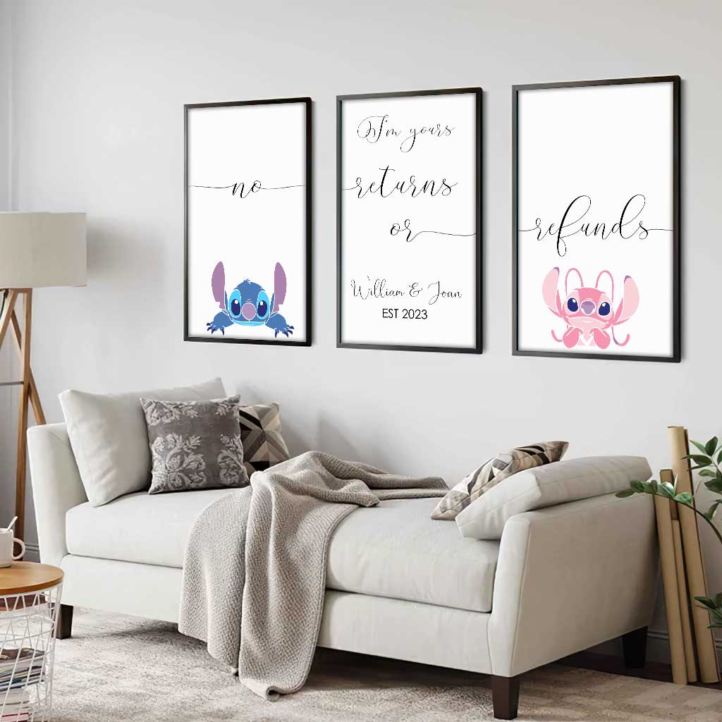 Personalized Ohana Poster & Canvas Set Custom Family Art
