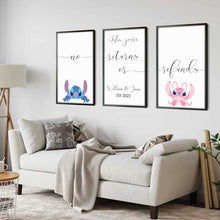 Load image into Gallery viewer, Personalized Ohana Poster &amp; Canvas Set Custom Family Art

