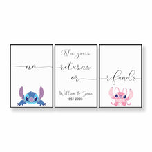 Load image into Gallery viewer, Personalized Ohana Poster &amp; Canvas Set Custom Family Art
