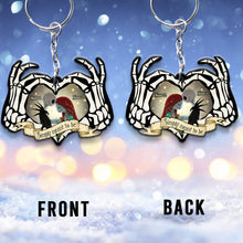 Load image into Gallery viewer, Personalized Nightmare Keychain Custom Name Gift for Couples
