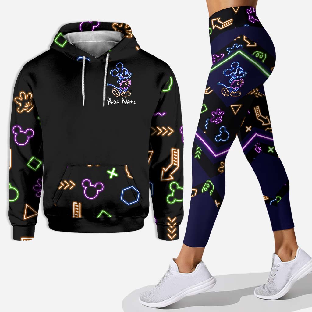 Personalized Mouse Hoodie & Leggings Custom Name Gift