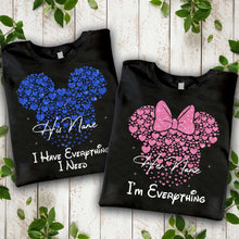 Load image into Gallery viewer, Personalized Mouse T-shirt &amp; Hoodie Custom Name Gift for Couples
