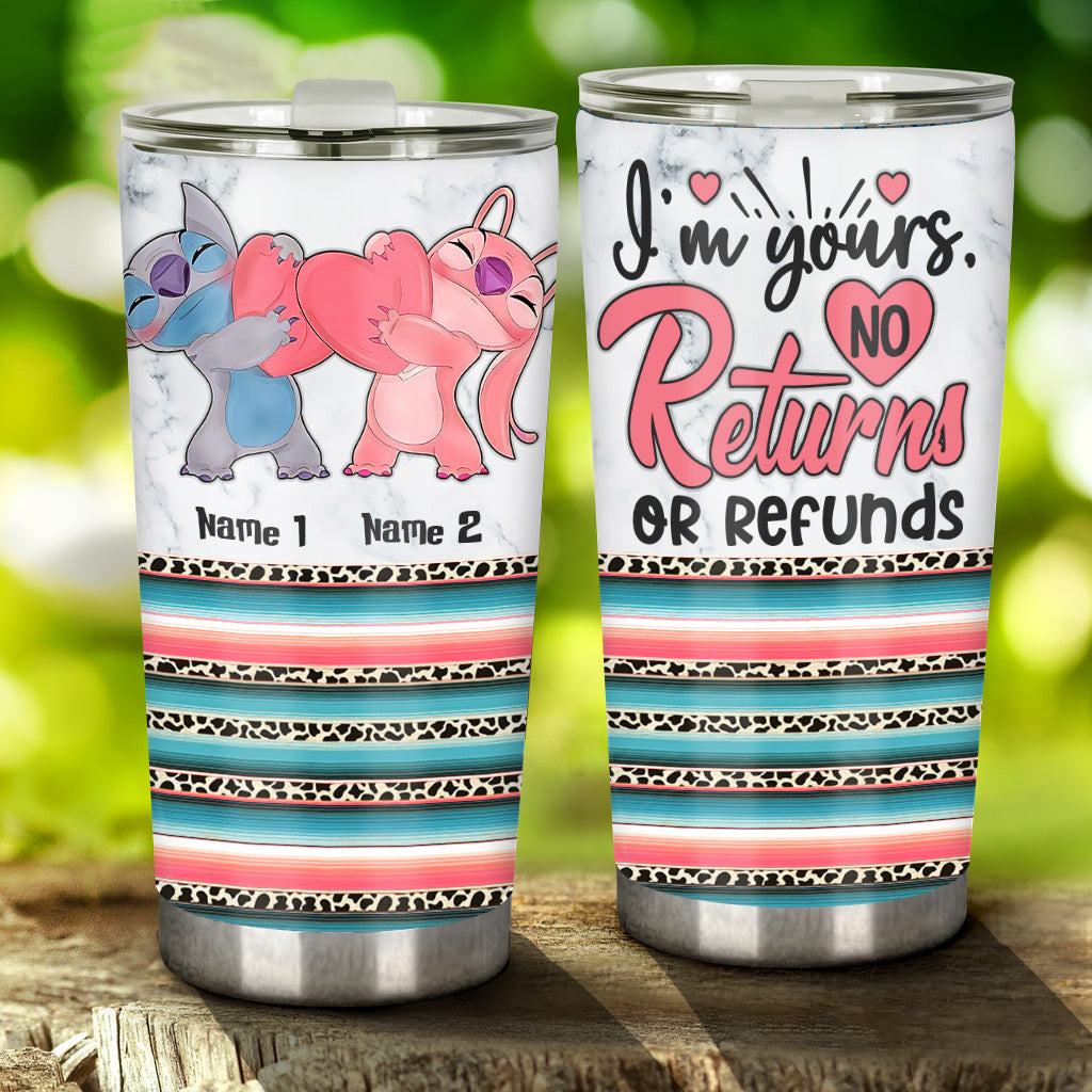 Personalized Ohana Tumbler Custom Name Gift for Couples