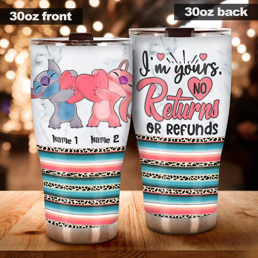 Personalized Ohana Tumbler Custom Name Gift for Couples