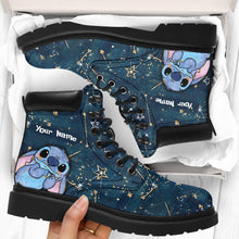 Load image into Gallery viewer, Personalized Starry Ohana All Season Boots Custom Name Gift
