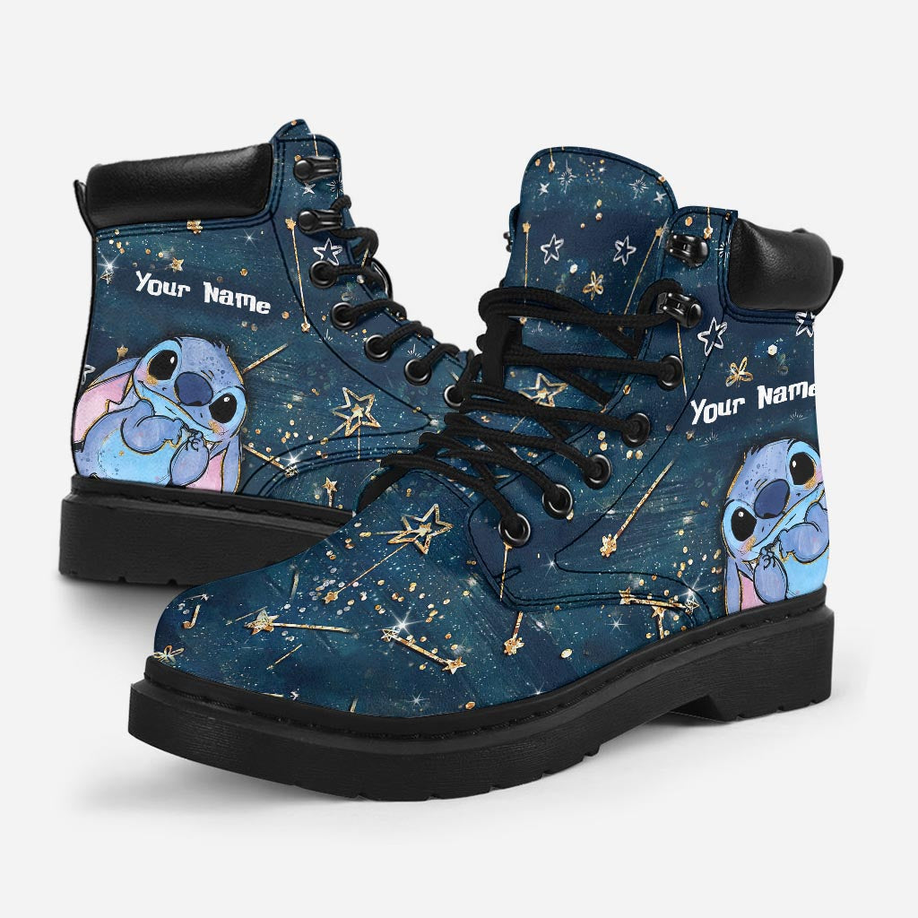 Personalized Starry Ohana All Season Boots Custom Name Gift