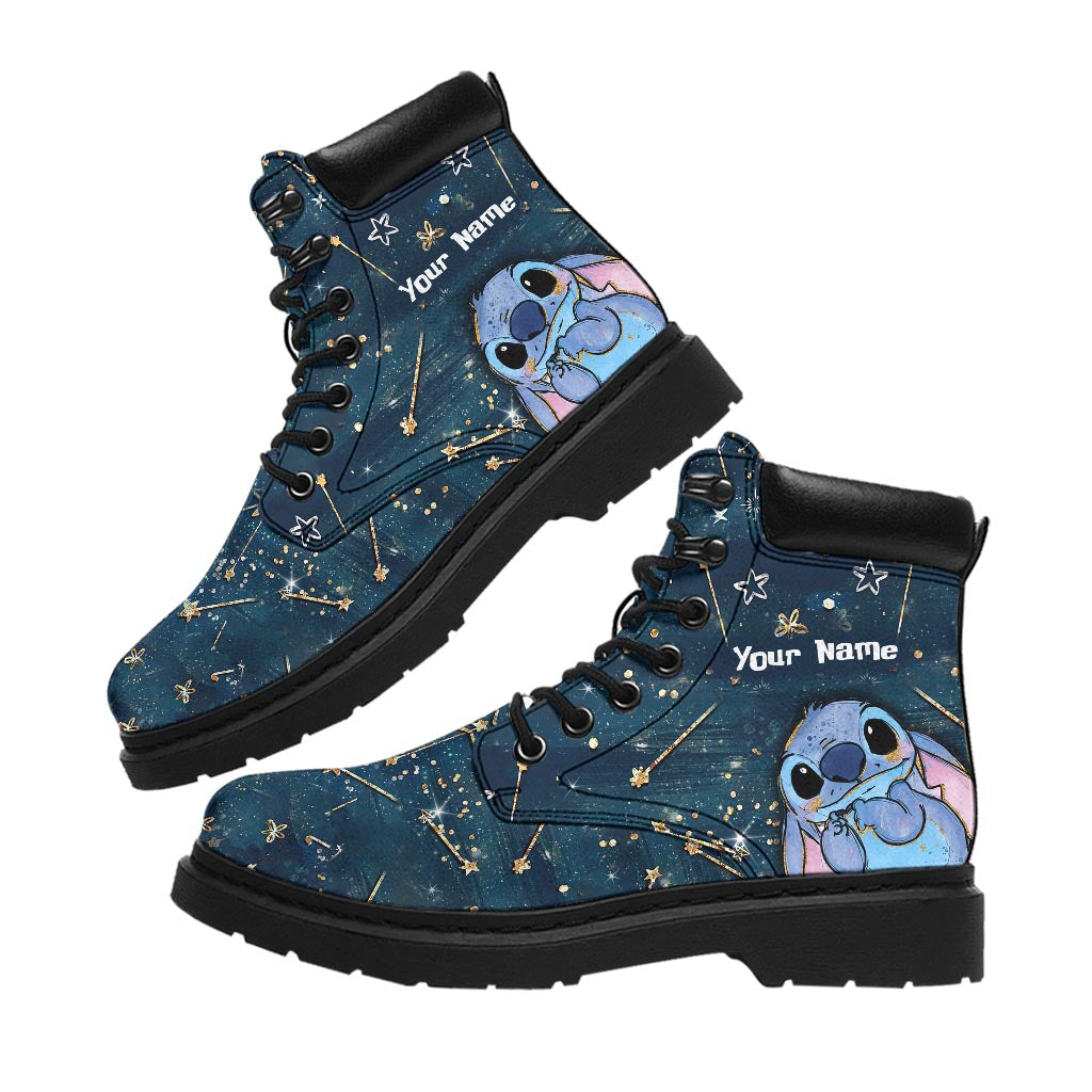 Personalized Starry Ohana All Season Boots Custom Name Gift